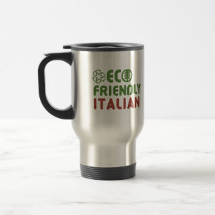 Tasse italienne réutilisable en acier inoxydable é