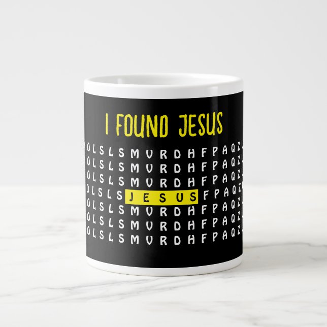 Tasse 'J'ai trouvé Jésus' (Devant)