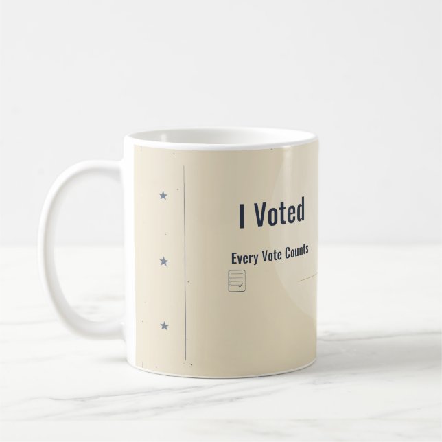 Tasse J'ai Voté Chaque Vote Compte (Gauche)