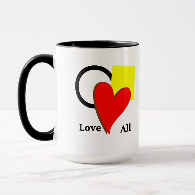 Tasse J'aime toutes les formes et couleurs (Gauche)