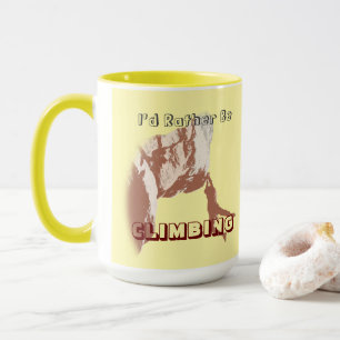 Tasse J'aimerais mieux grimper