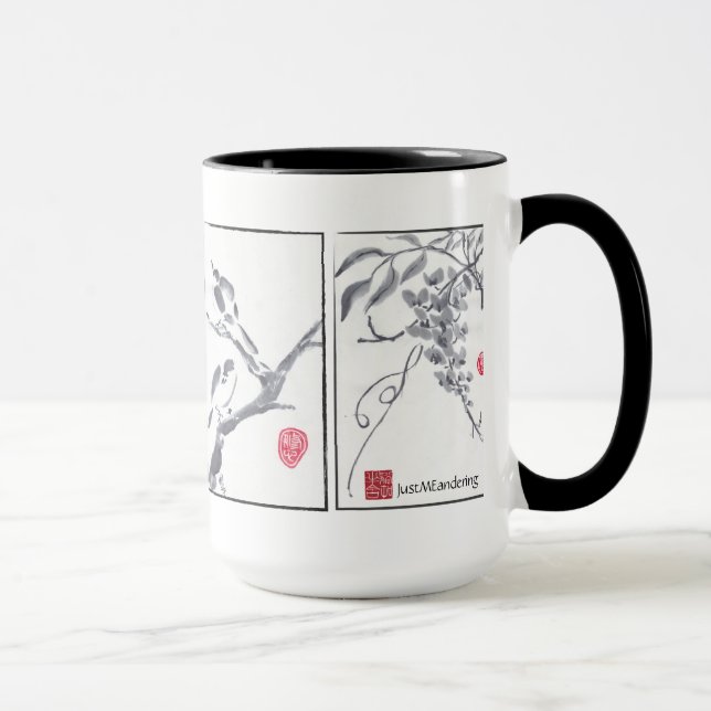 Tasse japonaise d'écran de ZenNature (Droite)