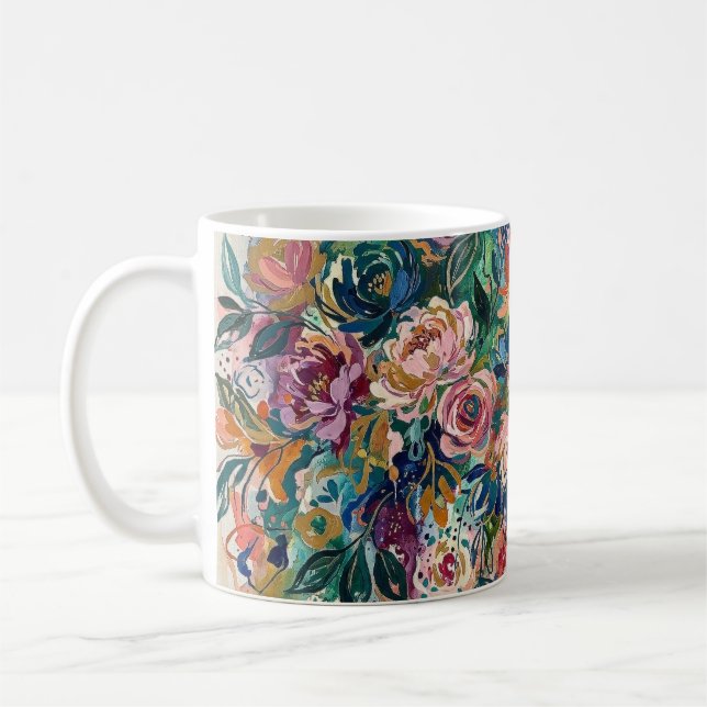 Tasse Jardin Floral Coloré (Gauche)