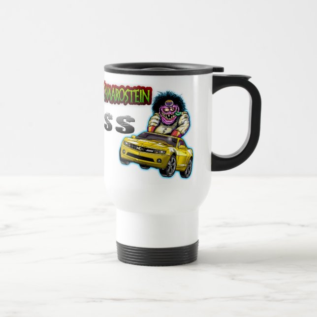 Tasse jaune de banlieusard de Chevy Camaro solides (Droite)