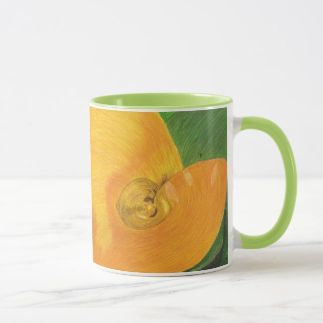 Tasse jaune de Lilly de calla (Droite)