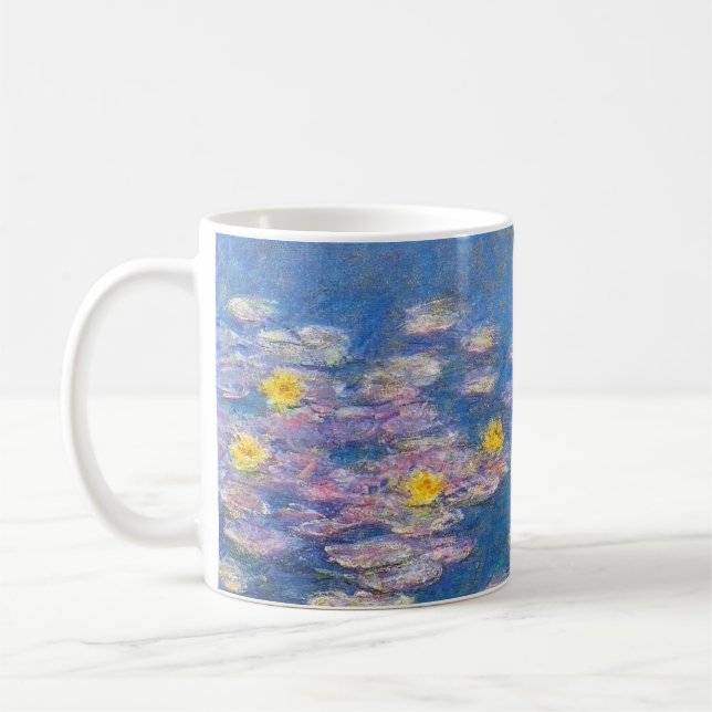 Tasse jaune de nénuphars de Monet (Gauche)