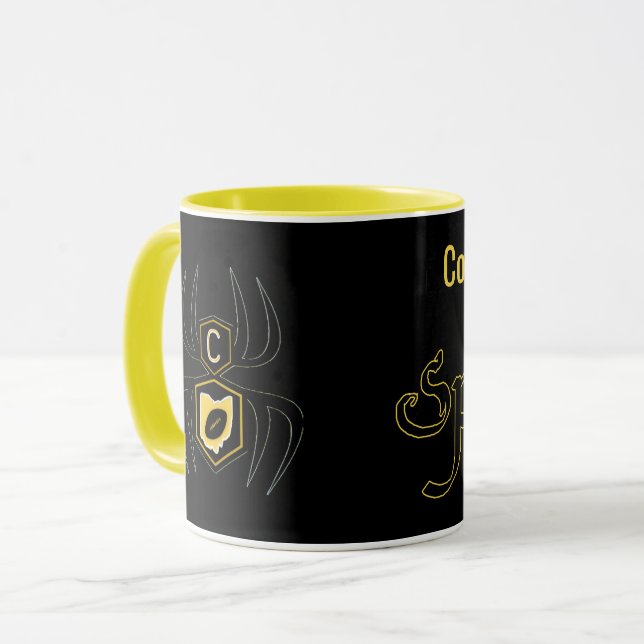 Tasse jaune des Spiders de Columbus (Devant gauche)