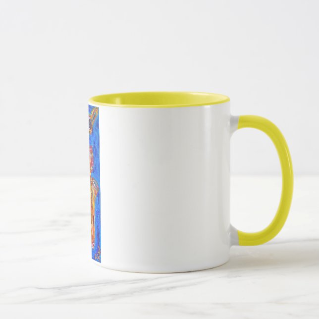Tasse - jazz bleu frais (Droite)