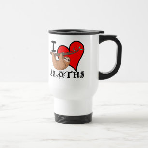 Tasse Je aime les paresseux