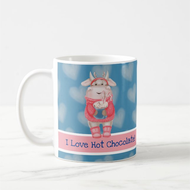 Tasse Je J'aime Le Chocolat Chaud (Gauche)
