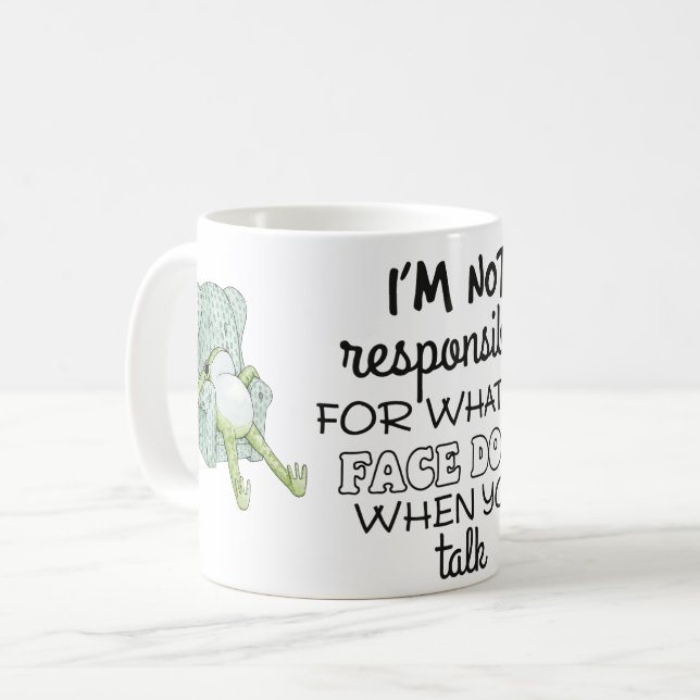 Tasse Je Ne Suis Pas Responsable De Ce Que Mon Vis (Devant gauche)