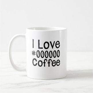 Tasse Je suis amoureux du café noir