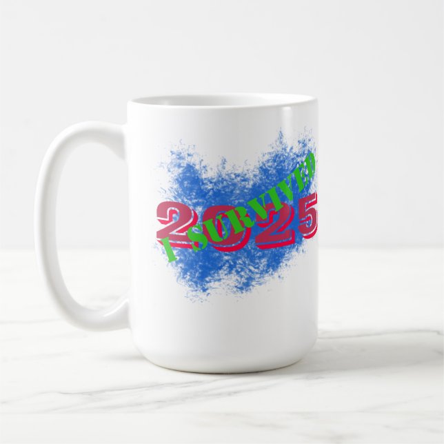 Tasse Je Survivre 2025 (Gauche)