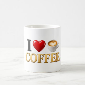 Tasse Je t'aime Café | Cadeau drôle pour amateur d