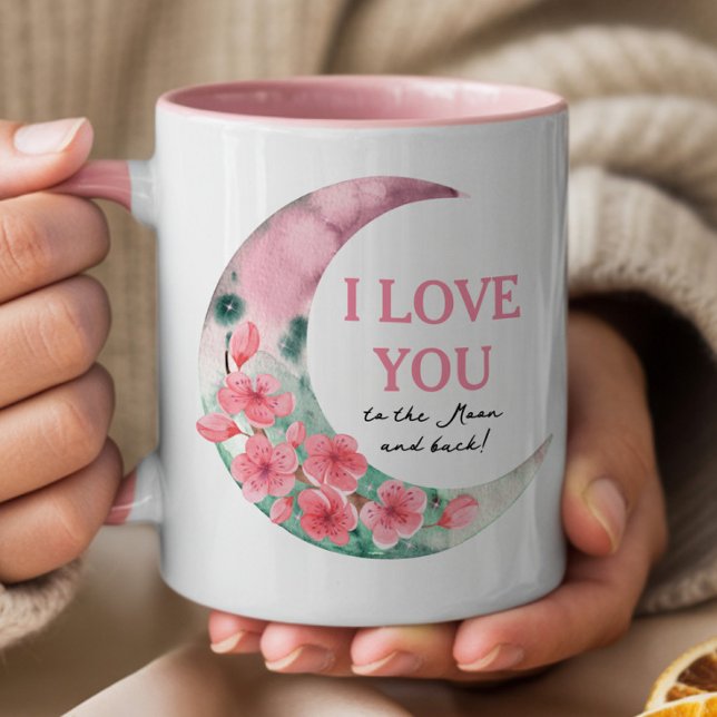 Tasse Je T'Aime Jusqu'À La Lune Et Retour (Créateur téléchargé)