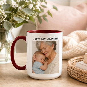 Tasse Je T'aime Mamie Fête des Grands-Parents