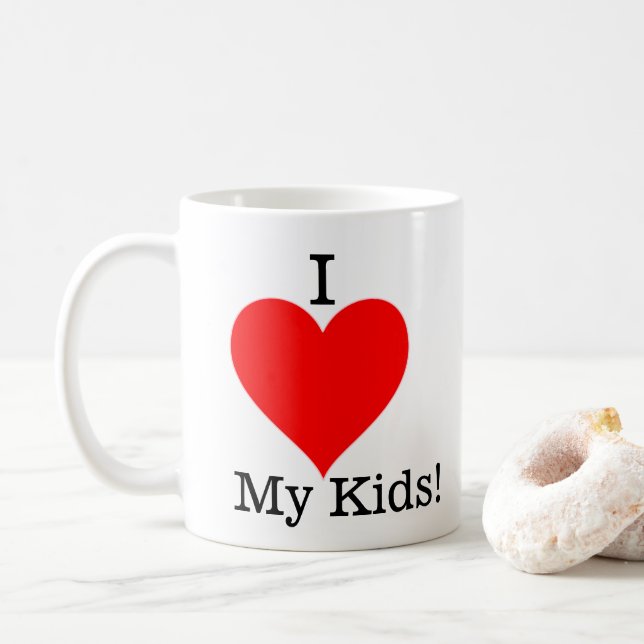 Tasse Je t'aime mes enfants (Avec donut)