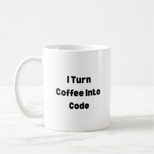 Tasse Je Transforme Le Café En Code – Gif Drôle De
