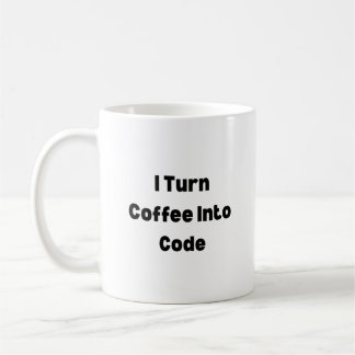 Tasse Je Transforme Le Café En Code – Gif Drôle De