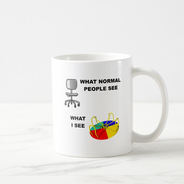 Tasse Je vois ce qui est drôle (Droite)