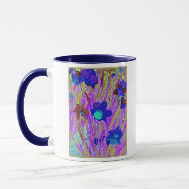 Tasse 'Jonquilles Violettes' (Gauche)