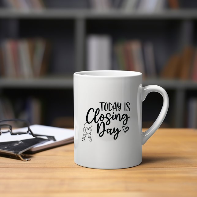 Tasse Jour de Clôture Aujourd'hui (Créateur téléchargé)