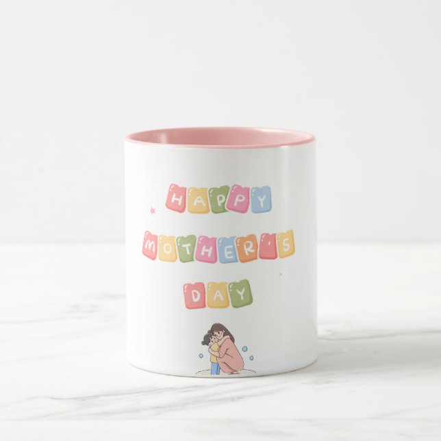 Tasse joyeuse fête des mères / cadeau mignon pour  (Centre)