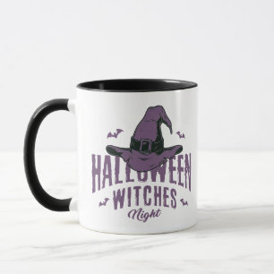 Tasse Joyeux Halloween Sorcières Soirée – Chapeau