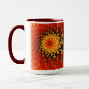 Tasse jumelle de flammes (faite varier le pas)