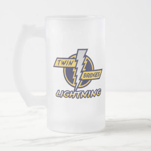 Tasse jumelle en verre de ponts