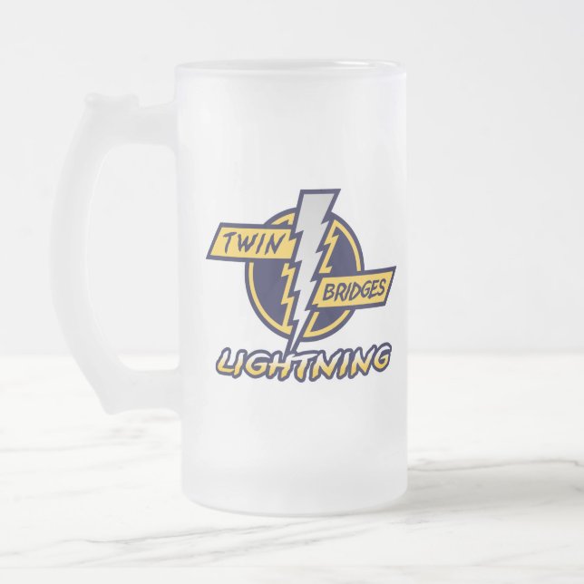 Tasse jumelle en verre de ponts (Gauche)