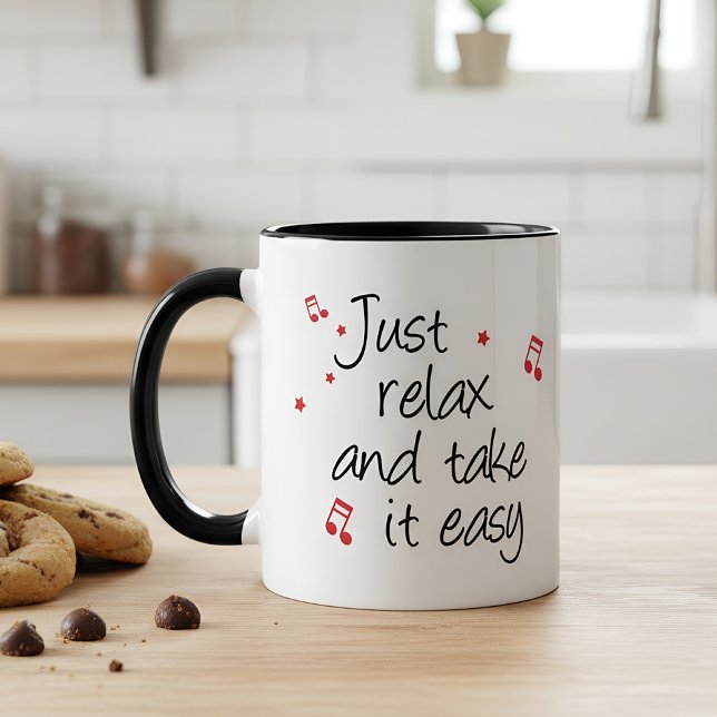 Tasse "Juste détendre" (mug just relax and take it easy)