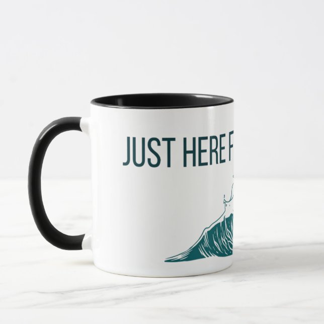 Tasse Juste ici pour les vibrations  (Gauche)