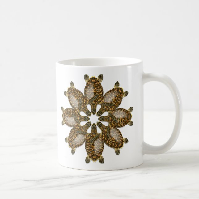 Tasse kaléïdoscopique de tortue de mer de (Droite)