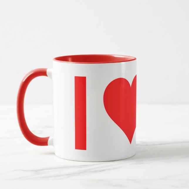 Tasse Kitschen Fatty Coffee Lover Diner Rouge (Gauche)