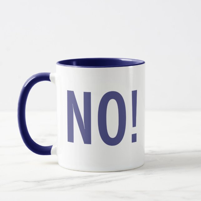 Tasse Kitschen Fatty NO! Deli Bleu (Gauche)