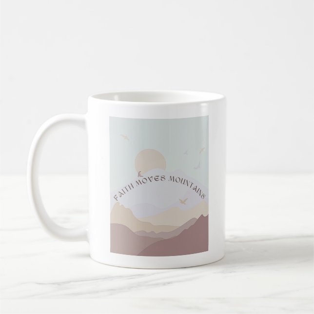Tasse La Foi Déplace Les Montagnes (Gauche)