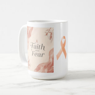 Tasse "La Foi Plus Forte que la Peur" – Cadeau Chr