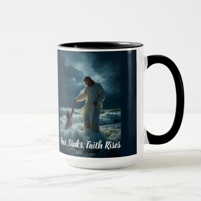 Tasse "La foi plutôt que la peur" (Droite)