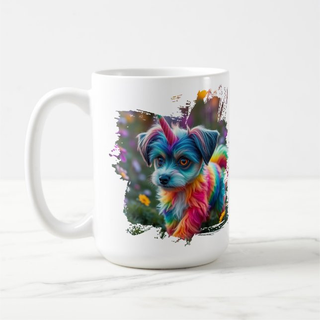 Tasse « La vie arrive, le café aide » (Gauche)