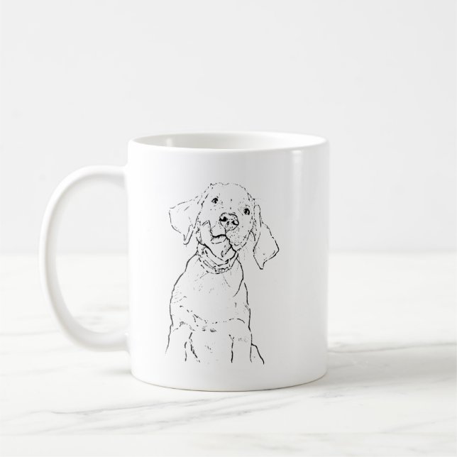 Tasse Labrador Retriever, Tasse de café Ink Dog Mo (Gauche)