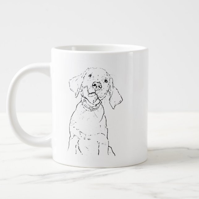 Tasse Labrador Retriever, Tasse de café Ink Dog Mo (Gauche)