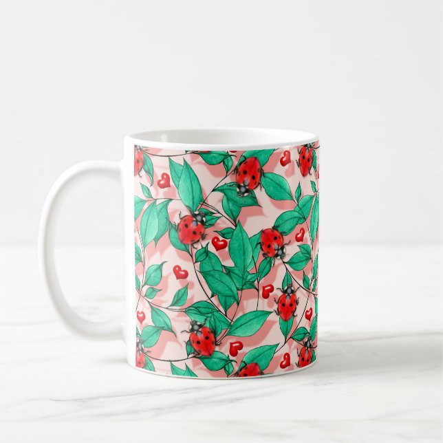 Tasse Ladybug Aquarelle (Gauche)