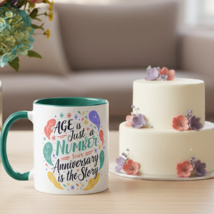 Tasse "L'âge n'est qu'un nombre"