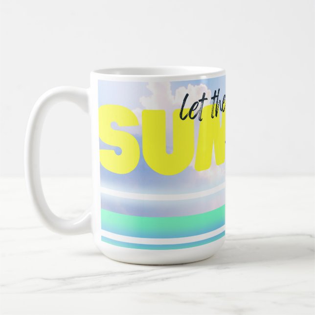 Tasse Laissez l'été briller (Gauche)