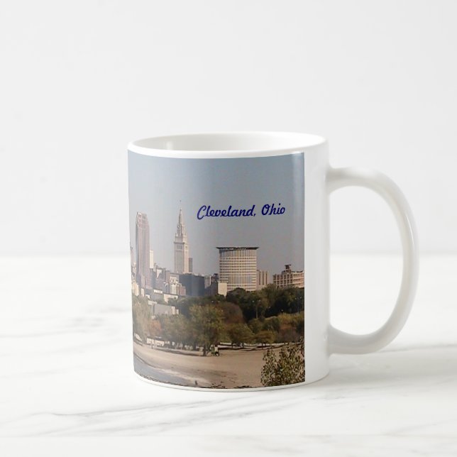 Tasse Lakefront Cleveland Ohio (Café) (Droite)
