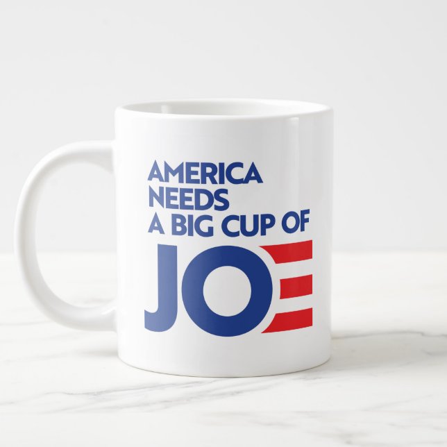 Tasse L'Amérique a besoin d'une grande coupe de Joe (Gauche)