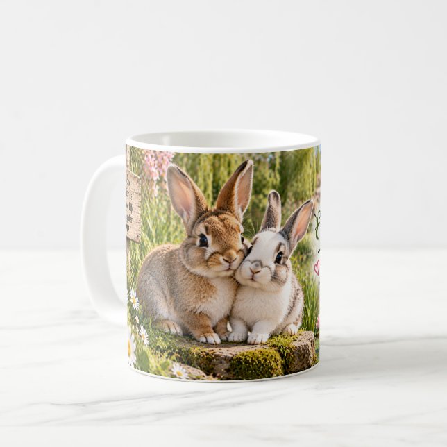 Tasse Lapin Bonnes Amies (Devant gauche)