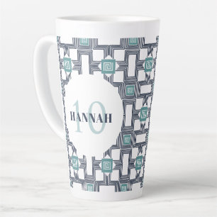 Tasse Latte 10 ans Sobriety Anniversaire 17oz