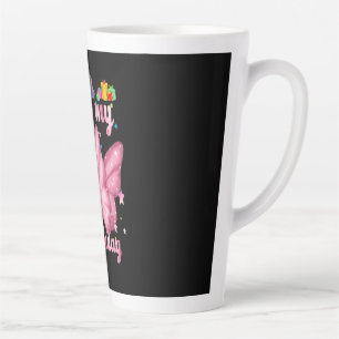 Tasse Latte 10e anniversaire de la fille Butterfly Princess Bi